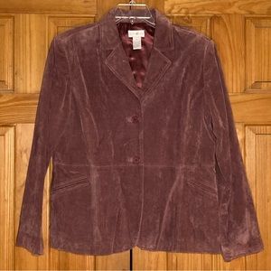 NWOT Vintage Preswick & Moore Suede Leather Coat Jacket Size XL